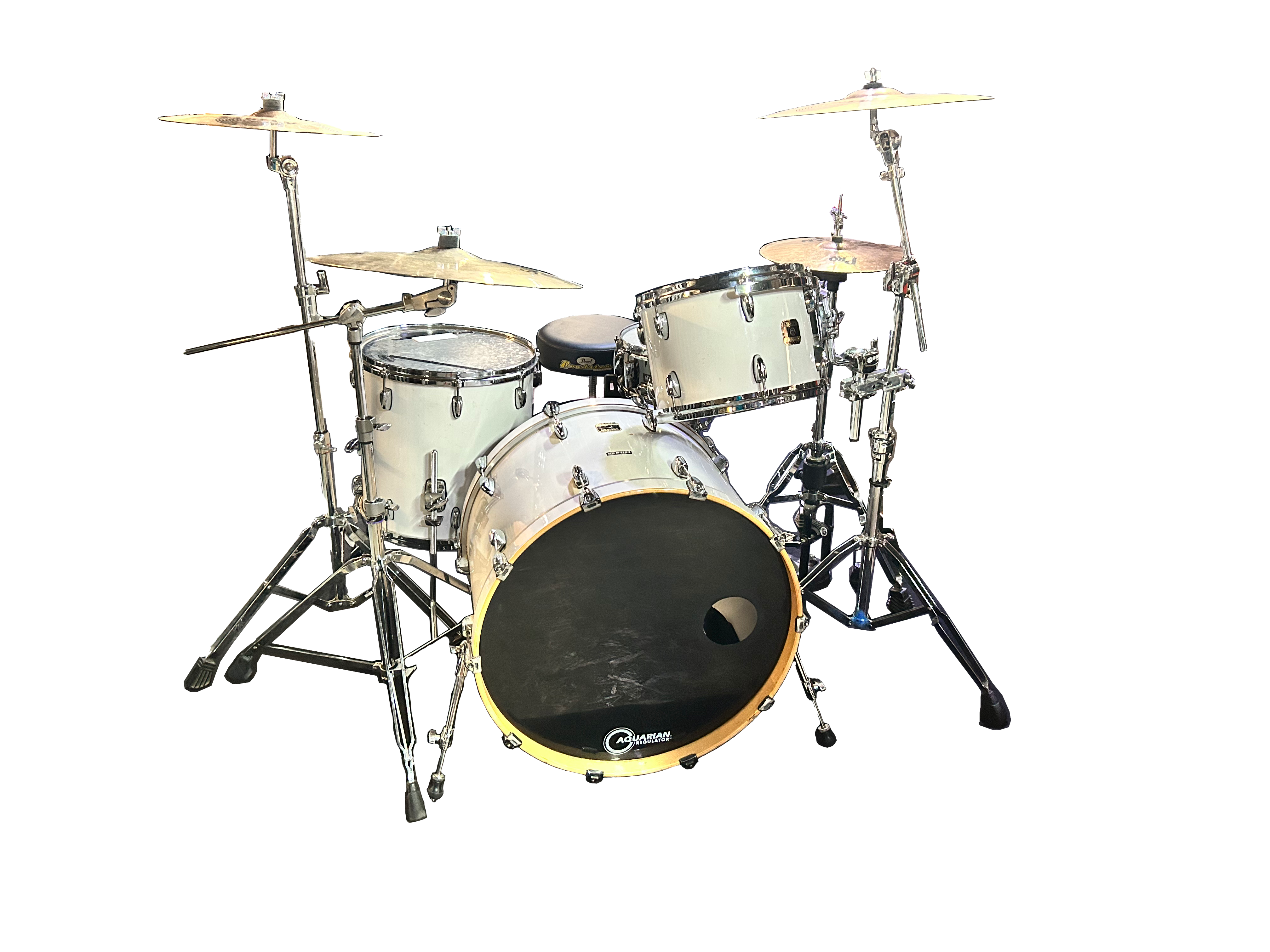 Batterie GRETSCH RENOWN MAPPLE Blanche