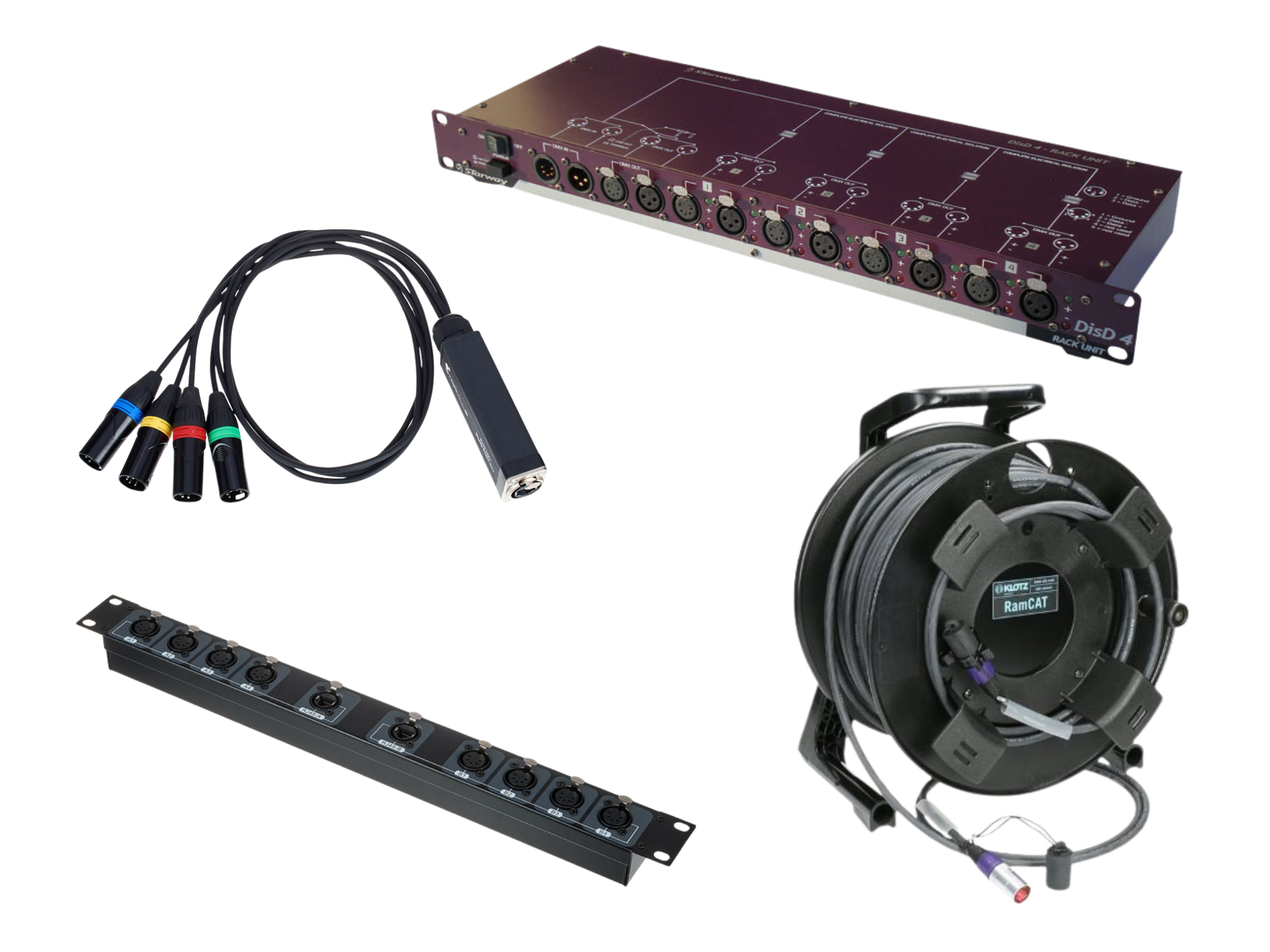 Kit splitter DMX et Shuttle RJ45