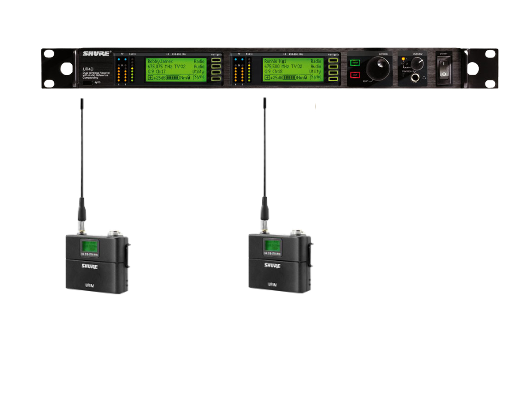 Double liaison HF UR4D / 2xUR1M