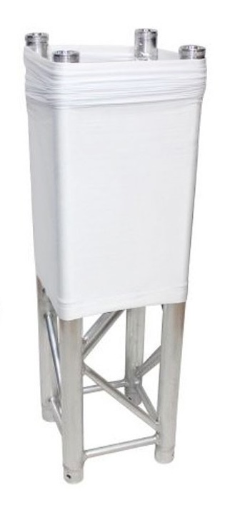 Housse lycra blanc pour totem h30 3m