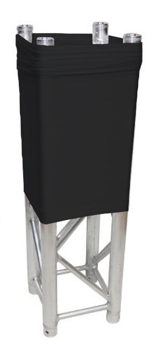 Housse lycra noir pour totem h30 3m