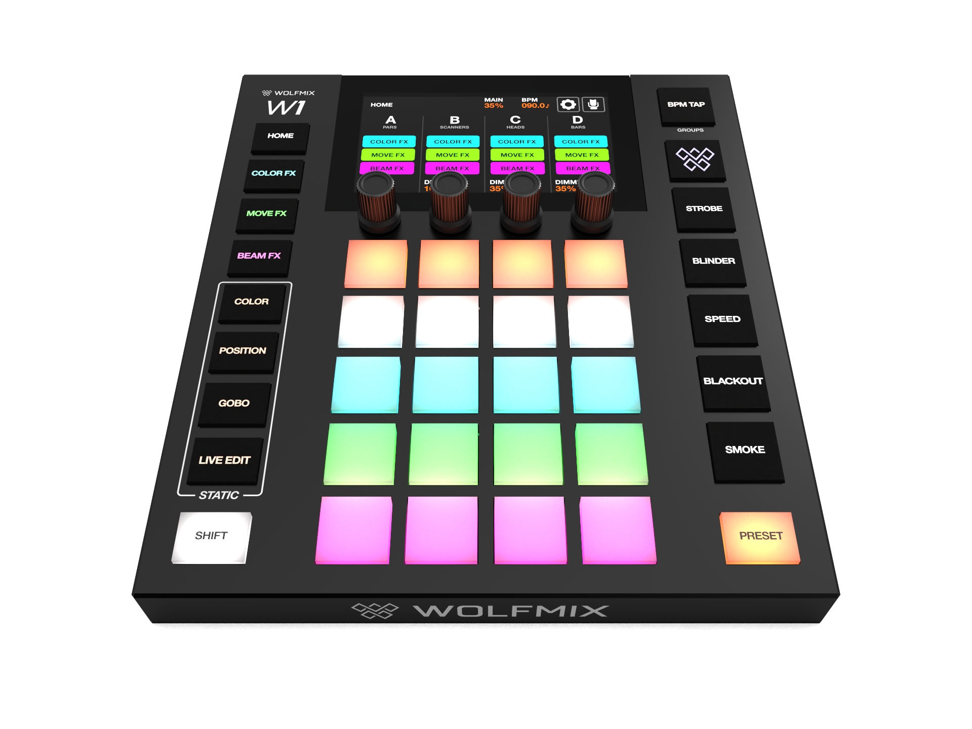 Contrôleur DMX autonome WOLFMIX W1 MK2