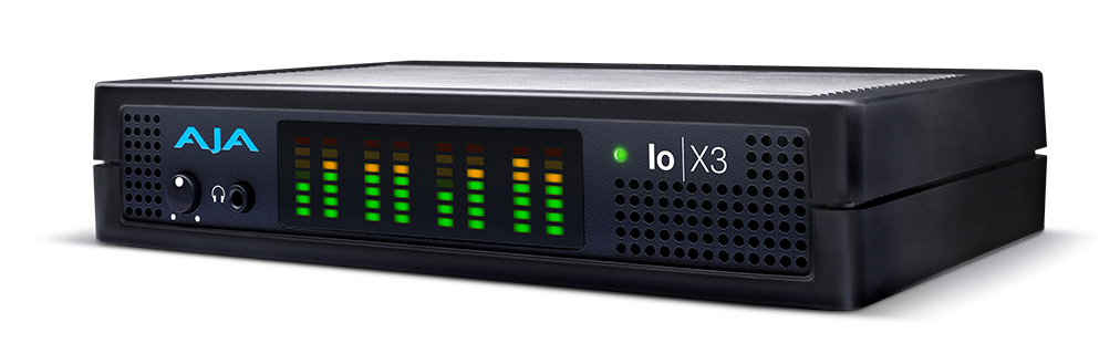 Interface vidéo AJA Io X3 Thunderbolt 3 4xSDI 2xHDMI et 8xXLR