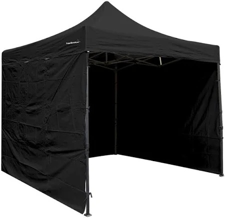 Tente pliante noire 3m x 3m - 9m2