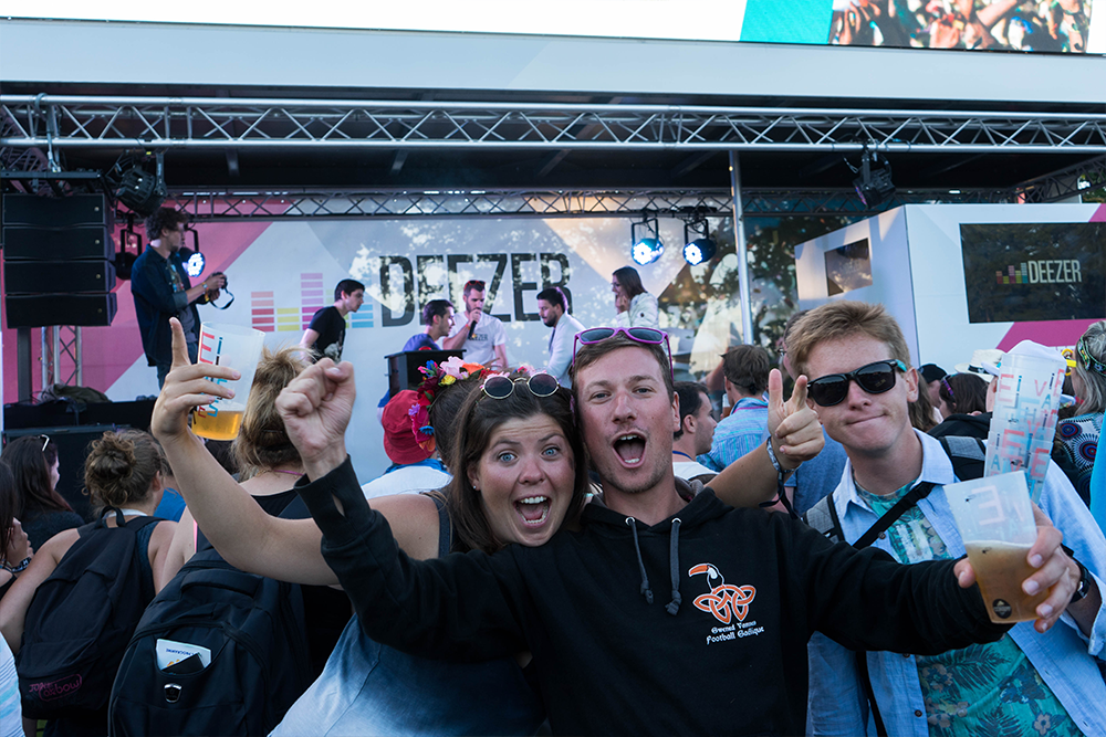Le char Deezer sur les Eurockéennes et les Vieilles Charrues