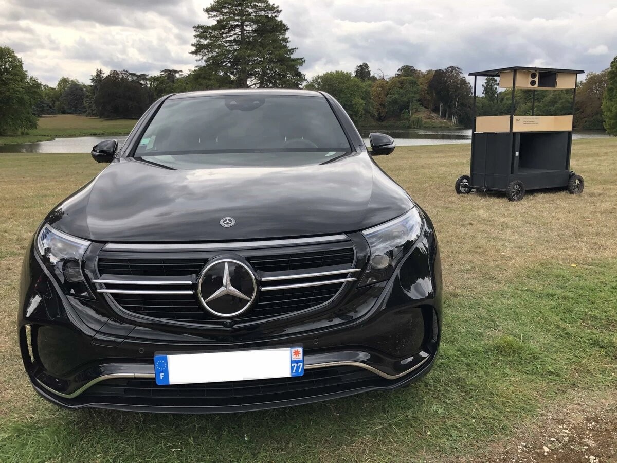 Inauguration du nouveau EQC Mercedes au Château de Ferrières