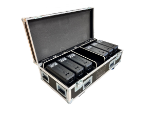 Kit de 6 projecteurs WELLPANEL Chauvet en flight case