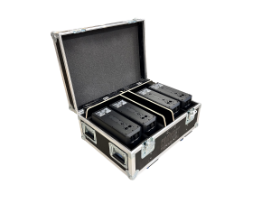 Kit de 4 projecteurs WELLPANEL Chauvet en flight case
