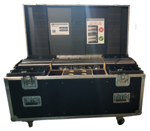 Kit 4 Mâts 5x Par16 LED sur batterie